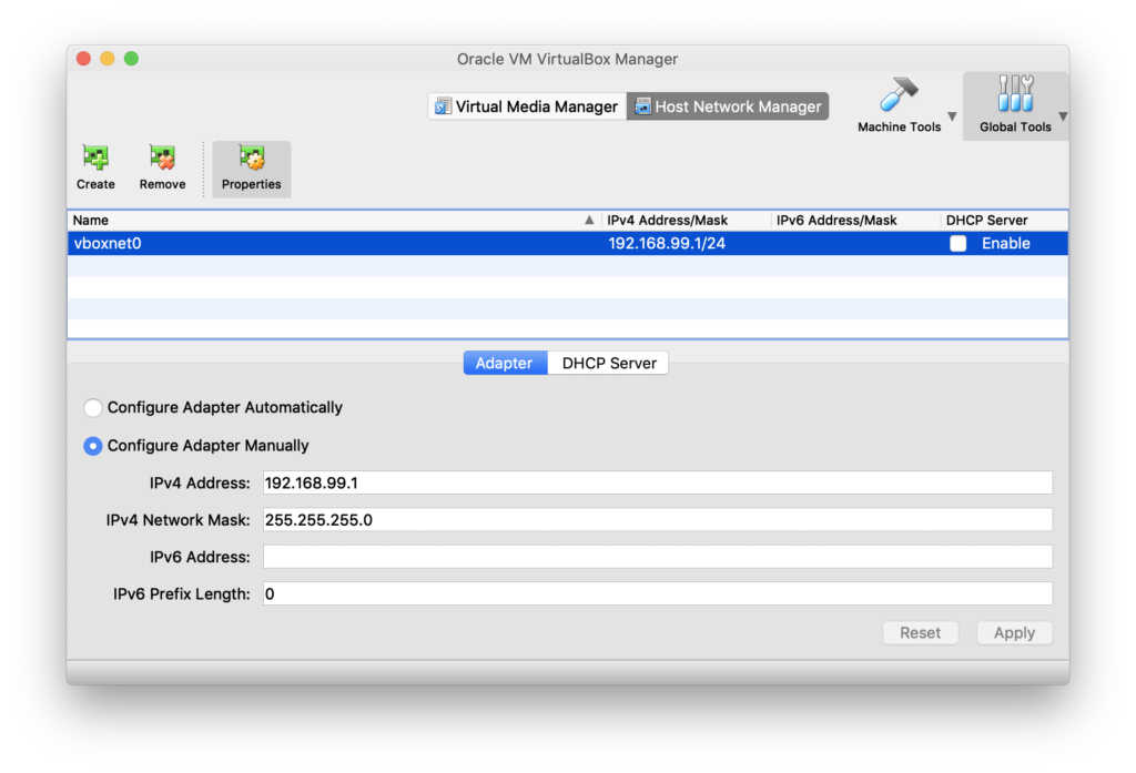 centos 7 static ip virtualbox bridged